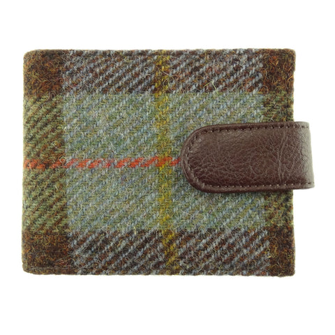 Harris Tweed Barra Wallet - Green Check