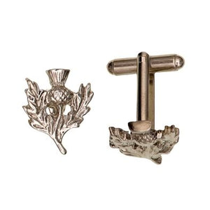 Scottish Thistle Cufflinks Made in Scotland by Art Pewter (102CL)