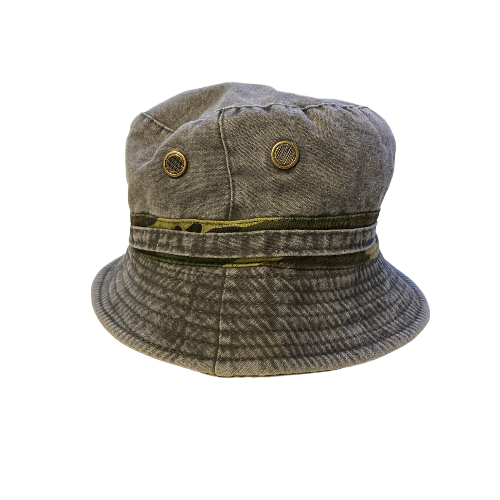 Camouflage Grey Reversable Bucket Hat