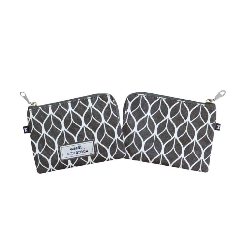 Earth Squared Freya Purse - Grey Geometric