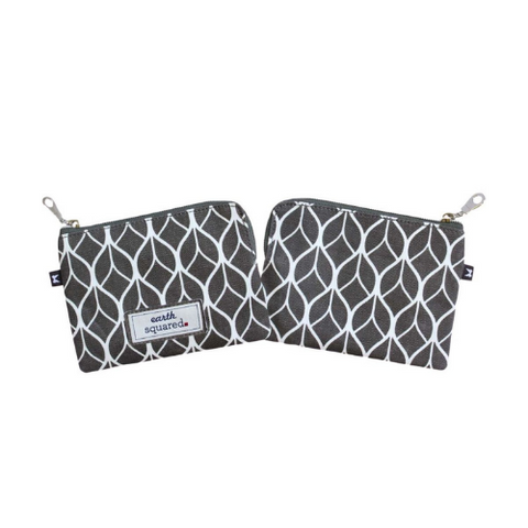 Earth Squared Freya Purse - Grey Geometric