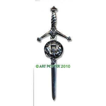 Scottish Thistle Kilt Pin On A Celtic Knot Design | Houston