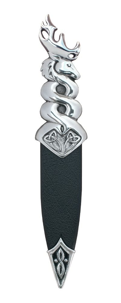 pewter stag sgian dubh