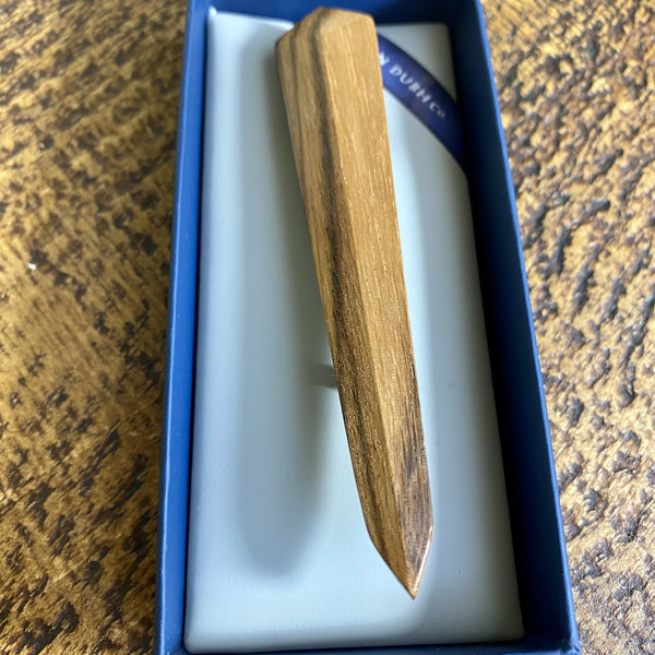 stravaig zebrano wood Kilt Pin 2