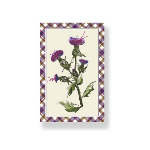 Wild  Scottish Thistle Tea Towel